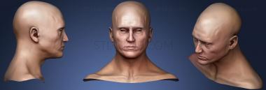 3D мадэль Кристофер Уокен без волос (STL)
